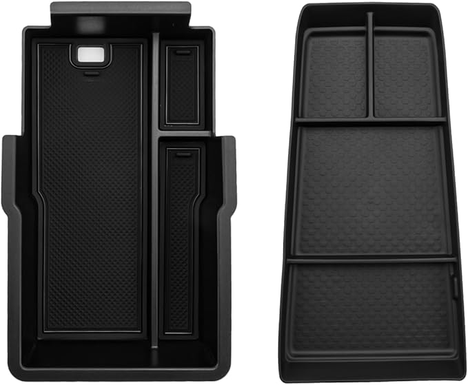 CDEFG 2-Pack Combo for Chevy Equinox 2025 2026 Accessories Center Console Organizer Tray Equinox (LT, RS, Activ) Armrest Storage Middle Console Insert 2PCS
