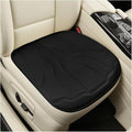 Car Seat Cushion Pad, Comfortable Foam Non-Slip Vehicle Front Seat Bottom Protector for Back Pain Relief, Breathable Automotive Chair Covers, Universal for SUV RV Truck (Black)