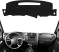 KEYOOG Dashboard Cover Dash Mat Fit for G-MC Jimmy 01-98, Sonoma 04-98 / Chevy Blazer 05-98, S10 04-98 (for Left Hand Drive),Car Dash Board Mat Anti-Glare Carpet,Non-Slip Pad (Black)