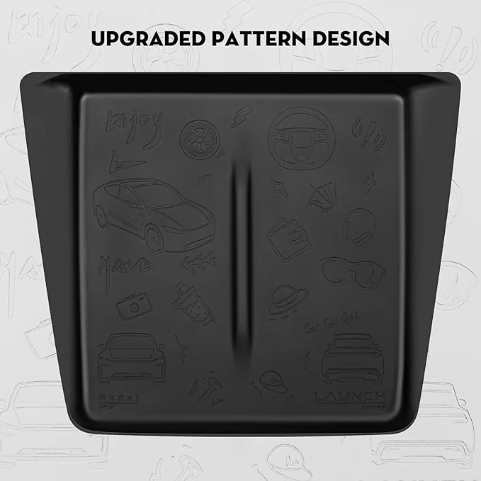 Center Console Wireless Charging Protector for Tesla Model Y Juniper 2026 Upgrade Silicone Mat for 2024-2026 Tesla Model 3 and 2025-2026 New Model Y Accessories