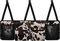Car Trunk Organizer Brown Cow Spots Hanging Cargo Storage Bag Sturdy Trunk Storage Bag for SUV,Truck,Van