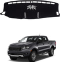Dashboard Mat Cover for Ford Ranger 2015 2016 2017 2018 2019 Nonslip Center Console Sunshield Glare UV Rays Protector Accessories