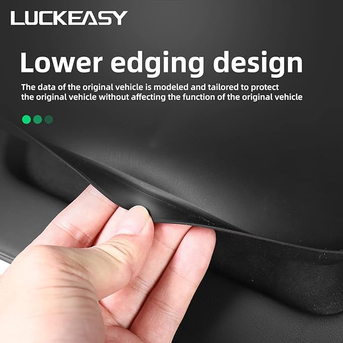 LUCKEASY Interior Accessories for Tesla model3 Model Y Central Control Wireless Charging Silicone pad Anti-Skid pad Model 3 2021（Black）