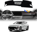 Cartist Dash Cover Compatible with Hyundai Kona 2024-2026 Dashboard Cover Mat hyundai kona 2024 accessoriesNon-Slip Carpet Sunshield Glare UV Rays Protector（New vents have been added to the left side）