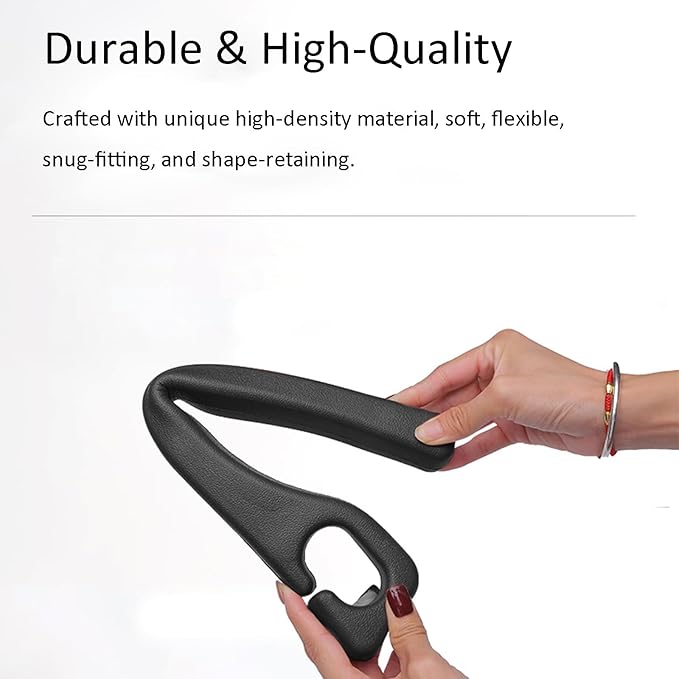 Car Seat Gap Filler, 2 Pack Universal Seat Gap Filler Strip with Seatbelt Slot, Anti-Drop Pad & Car Organizer for The Gap Between Seat and Console, Stop Items from Falling - Black