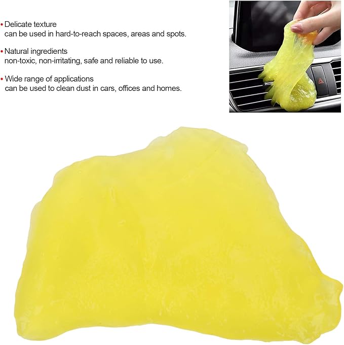Car Cleaning Gel, 70ML Cleaning Gel, Multifunctional Detail Mud Dust Dirt Remover Supplies for Auto Car Office Home
