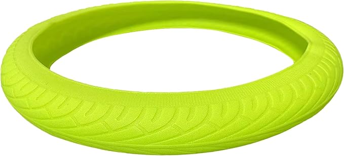 Universal Green Steering Wheel Cover：13.5 to 15 Inches Flexible Silicone Anti Slip Steering Wheel Protector Fit for Most Car Models Including Round D Shape or Special Shape