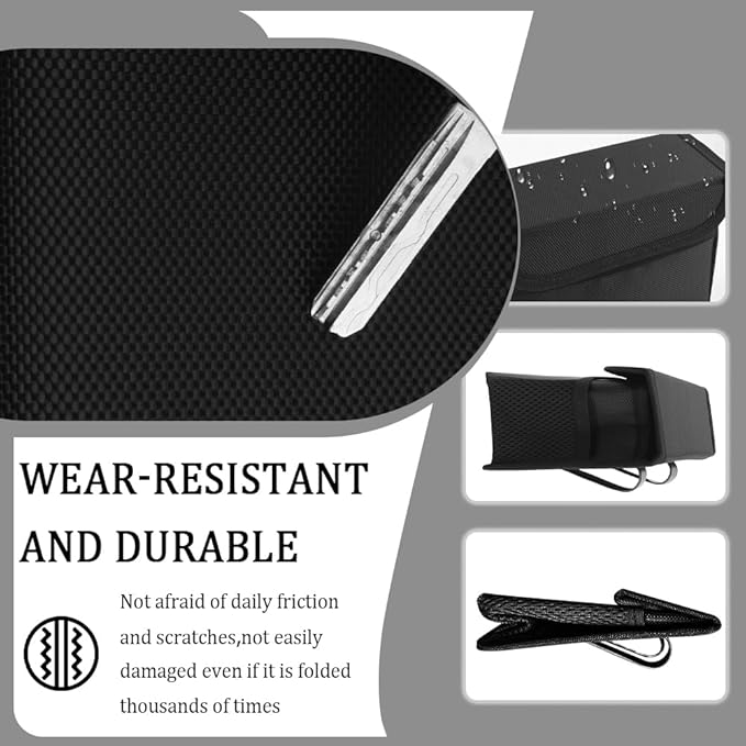 Upgraded Magnetic Car Trash Can with Lid,Mini Hanging Car Trash Bin with Mesh Pocket & 30PCS Garbage Bag,Collapsible Cars Garbage Can as Cars Storage Organizer for Most Auto