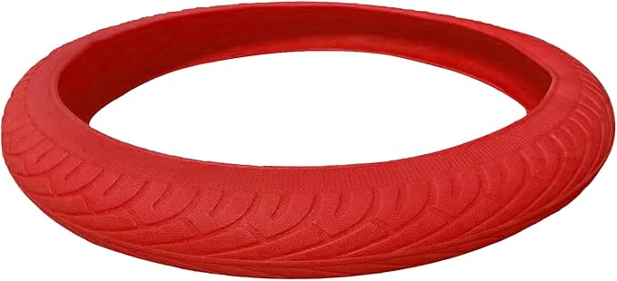 Universal Steering Wheel Cover：13.5 to 15 Inches Stretchable Silicone Anti Skid Steering Wheel Protector Fit for Most Car Models Including Round D Shape or Special Shape (Red)
