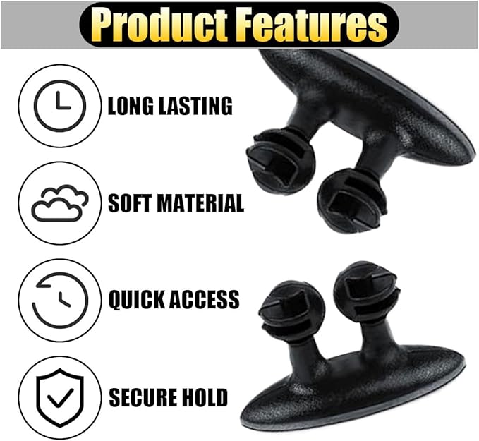 4PCS Car Cable Clips USB Cable Line Clip Holder for Car, Durable Strong Adhesive Cord Cable Holder Wire Organizer, Cord Organizer Cable Management Wire Holders for Cords