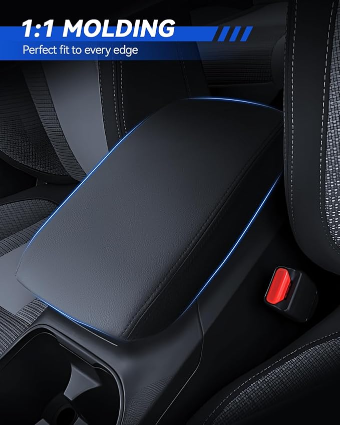 Armrest Cover for Hummer EV 2022 2023 2024 2025 Pickup/SUV Accessories Center Console Middle Lid Pad Protector for Car Elbow Rest
