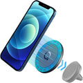 Magnetic Adapter Compatible with MagSafe Case and iPhone 16 15 14 13 12 Pro Max Mini, Attached to Old Magnetic Car Phone Mount Holder No Metal Plate Needed