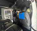 SPIDERWEBSHADE Seatback Sac - Backseat Car Storage Organizer - Large Mesh Pocket for Organizing Snacks, Toys, Tablets, Phones, Car Travel Accessories - Universal For Most Vehicles (Blue)