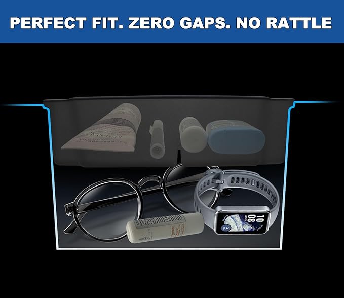 2026 Upgrade Center Console Organizer fit for 2025 2026 Ford Bronco 4 Door Full Size Bronco Center Console Storage for Ford Bronco 2025 2026 Storage Accessories|Not for 2 Dooor/Manual/Sport Model|