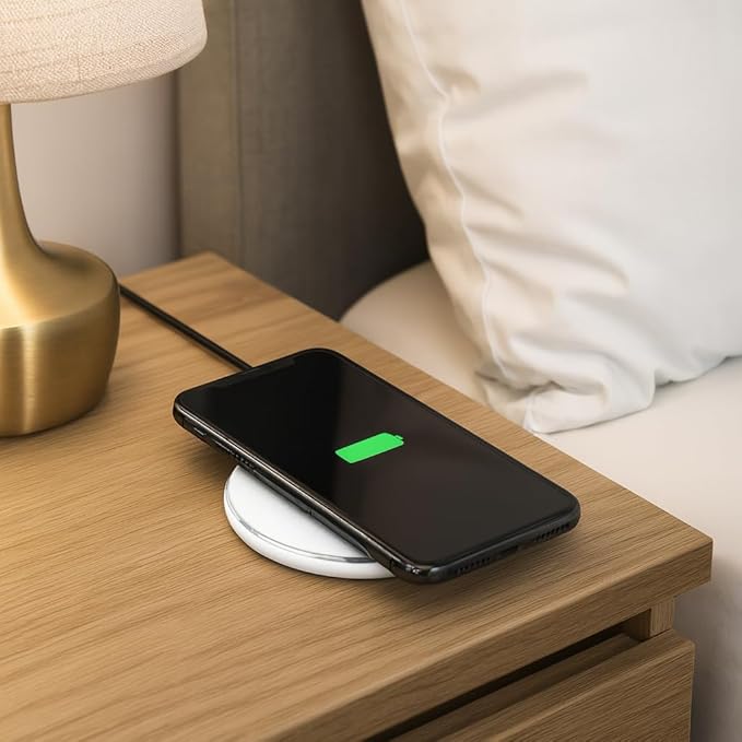 2Pcs Wireless Charger,15W Max Wireless Charging Pad Compatible with iPhone16/16Plus/16Pro /iPhone15/15Pro/15Plus/iPhone14/iPhone13/12/11/X/XR/XS/SE/8,Samsung Galaxy S25/S24/S23/S22/S21/S20/S10 (white)