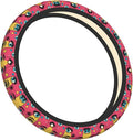 Colorful Eyes Art Neoprene Steering Wheel Covers Women Men Car Accessories, Universal 15 Inch Fit Auto, Suvs, Truck