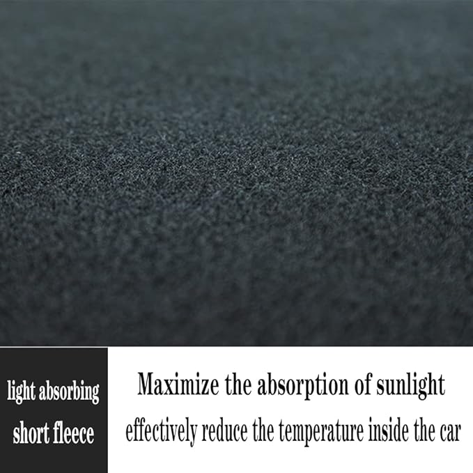 Dashboard Cover for Buick Verano 2012-2016,Polyester Dash Covers mat,Car Dash Board Protecter Cover,Interior Dash Covers Pads,Black