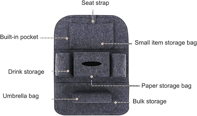 Automotive Seat Back s 1PC Car Storage Bag Box Back Seat Bag Pouch Backseat Holder Pockets Car-styling Auto Accessories Car Backseat s