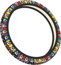 Neoprene Steering Wheel Cover Art-Boston-Dogs Car Steering Wheel Cover Universal Fit for Most Cars