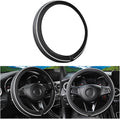 Car Steering Wheel Cover, Anti-Slip Breathable Leather Vehicle Steer Wheel Protector Adaptable to 14.5-15 Inches, Steering Wheel Protection Guard, Universal Automotive Accessories (White)