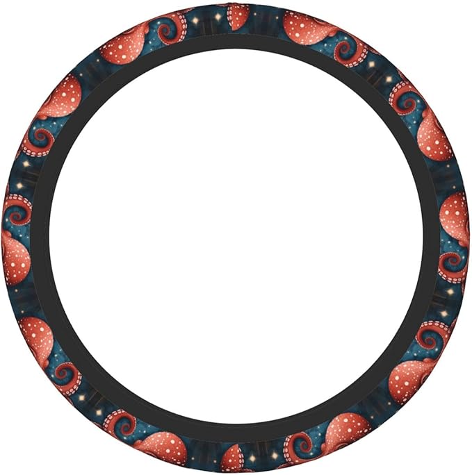 Octopus Halobios Universal Fit Steering Wheel Cover for Car, Truck, and SUV, Durable Steering Wheel Protection