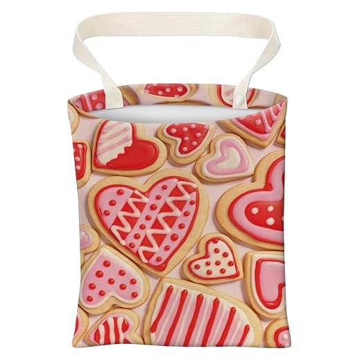 Car Trash Can, Cute Car Trash Bag, Hanging Car Organizer and Storage Bag, Trash Bin for Car Accessories, Vehicle, Travelling, Camping Cute Pink Heart