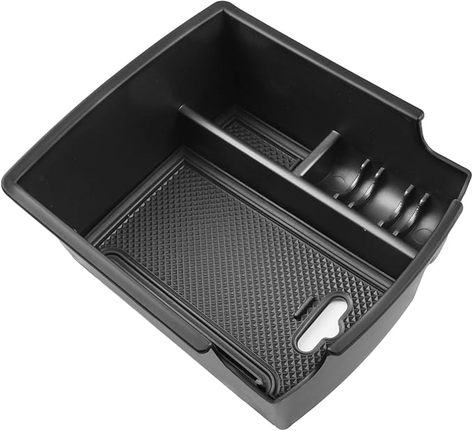 SKTU for 2020-2025 2026 Hyundai Venue Center Console Organizer Hyundai Venue 2023 2024 2025 2026 Accessories Container Armrest Insert Organizer ABS Tray Pallet with USB Hole and Coin Holder