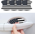 HAOBO 4PCS Car Door Handle Cup Scratch Protectors, Anti-Scratch Vehicle Protective Film, Exterior Accessories Universal for Most Cars