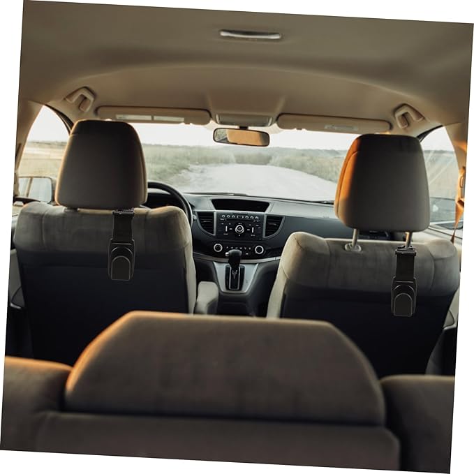 Cabilock Car Back Seat Hook Car Purse Holder Organizer Easy to Install Headrest Hooks for Extra Storage for Bags and Essentials