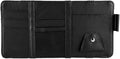 Aramox Car Backseat Organizer, Universal Multifunctional Premium PU Leather Car Sun Visor Storage Bags for CD,Sunglass,Card Organizer Holder