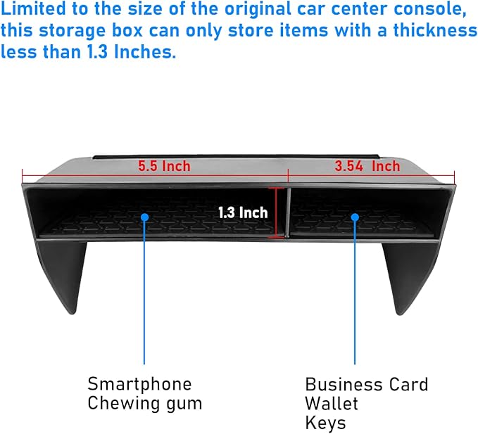Jaronx Compatible with Toyota RAV4 Center Console Organizer 2025 2024 2023 2022 2021 2020 2019,Upgraded Large Slots Console Storage Tray RAV4 Accessories