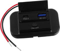 GLEAVI Motorbike Rv Fast Charger Car Phone Charger 12v USB c Outlet Wall Mount Accessory
