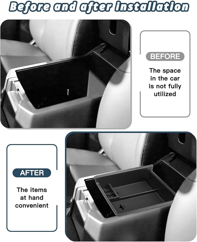 Ruiya 2014-2024 4Runner Console Organizer for Toyota 4Runner 5th Gen Accessories ABS Material Armrest Console Glove Tray Compatible with 2014-2024 Toyota 4Runner