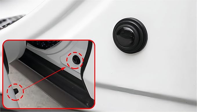 Car Door Protector-Door Handle Shielding Film, Door Dampening Pads, and Door Corner Guards for All Car Models - Noise Reduction & Anti-Scratch Solution (Green)