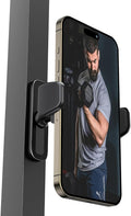 APPS2Car Magnetic Phone Holder for Gym, Alloy Base and Joint 360 Adjustable, Compatible with 4.7-6.9" All Phones & Heavy Case, Grey