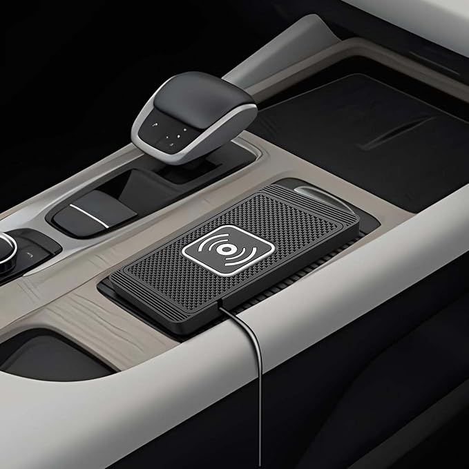 Car Charger for Hyundai Tucson Palisade Venue Veracruz Santa Fe 2020-2026, Non-Slip Dashboard Phone Charger Mat, Type C/USB Fast Car Charging Pad, Car Interior Accessory,1M-Type C
