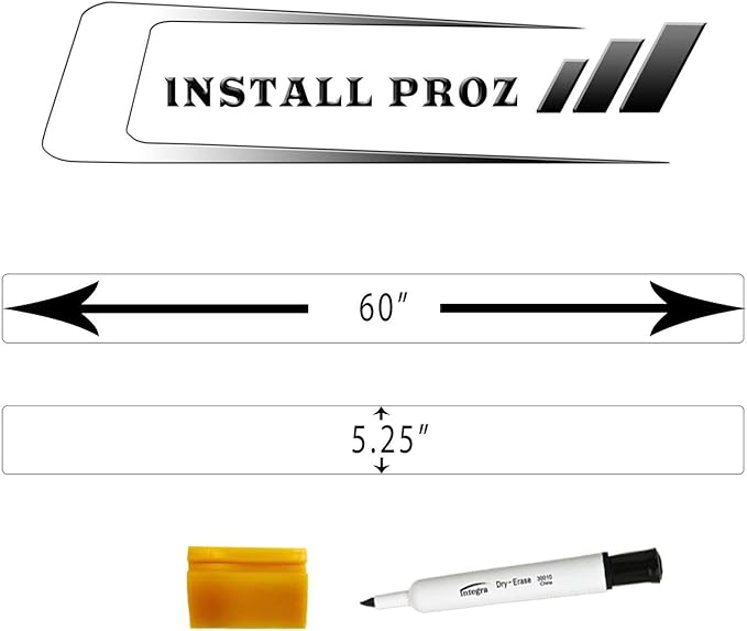 Install Proz Self-Healing Clear Paint Protection-Rear Bumper Protector