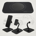 Car Dashboard Non Slip Mat ，Rubber Dash Board Non Stick Mount Holder Mat ，Slim Portable Dashboard Ultra Thin ，Compatible with iPhone, Samsung, Android Smart GPS Garmin Navman