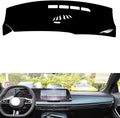 leather dashboard cover Compatible with MG MG7 (NO HUD，dash cover（black）