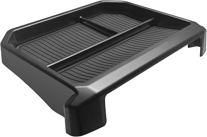 Muslogy Dashboard Storage Box Compatible with 2024 2025 Tacoma & 2025 4Runner Accessories Center Console Organizer w/ 8-inch Screen for SR SR5 TRD PreRunner TRD Sport Off-Road Pro Trailhunter (Black)