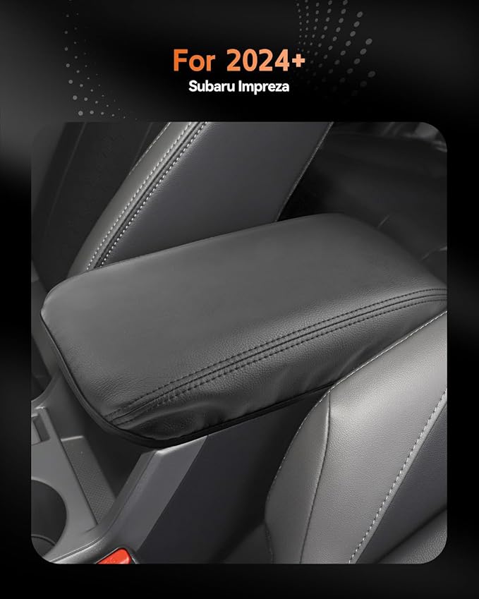 CDEFG for Subaru Impreza 2024-2025 2026 Center Console Cover Armrest Box Cover for Impreza (Base, Sport, RS) 2024 2025 Accessories Console Arm Rest Protector