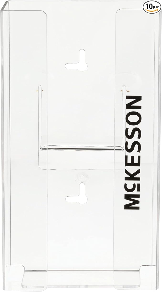 McKesson Glove Box Holder, 1 Box Capacity, Horizontal or Vertical Mounting, 4 in x 5 1/2 in x 10 in (L x W x H), 10 Count