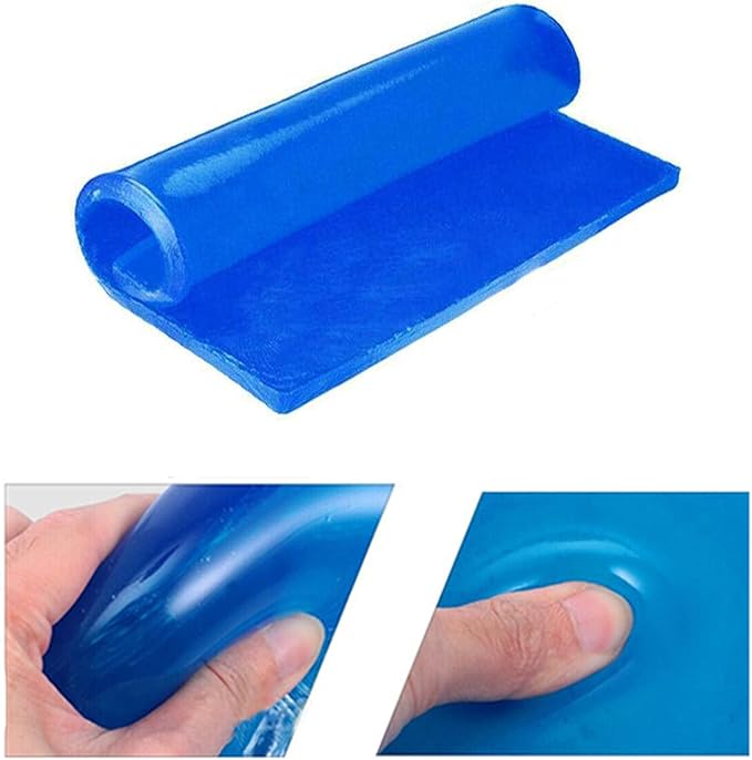 Motorcycle Seat Gel Pad Seat Cushion Shock Absorption Mats Reduce Fatigue Comfortable Soft Cushion Cool DIY Seat Pad Motorcycle Seat Foam Car Office Chair Seat Cushion Blue 25 x 25 x 2cm