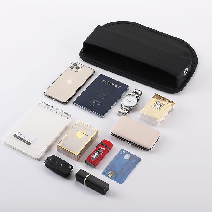 COPOZZ Car Seat Gap Filler Organizer - Universal Fit Car Seat Organizer & Seat Gap Storage Box, Quick Installation to Securely Store Phone, Keys, Sunglasses and Small Essentials