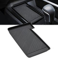 Auovo Wireless Charging Mat Compatible with 2025 2026 Toyota Camry Accessories Center Control Liner Anti-Slip Silicone Interior(Black Version 2)