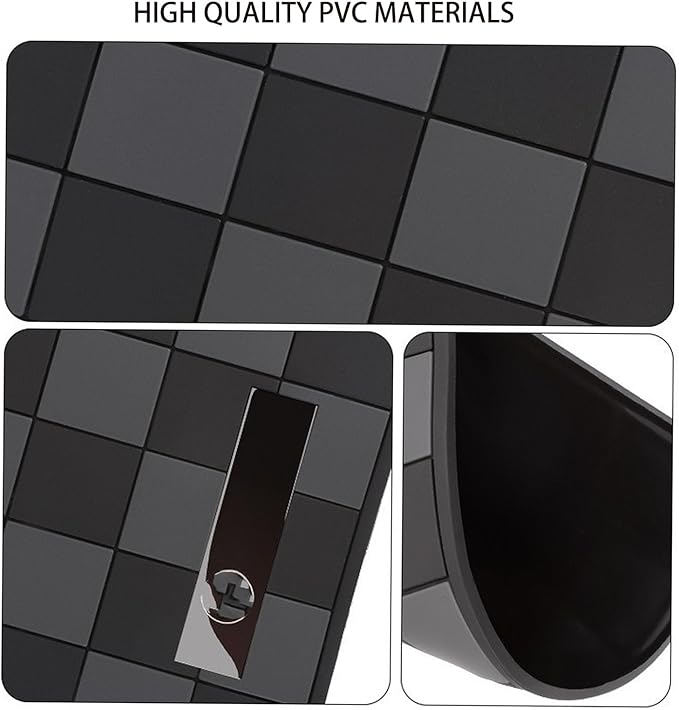 Car Interior Accessories Set – 2PCS Silicone Cup Holder Coasters & 1PCS Anti-Slip Dashboard Pad, Universal Non-Slip Rubber Mat for Phone Keys Sunglasses, Fit for Car SUV Truck