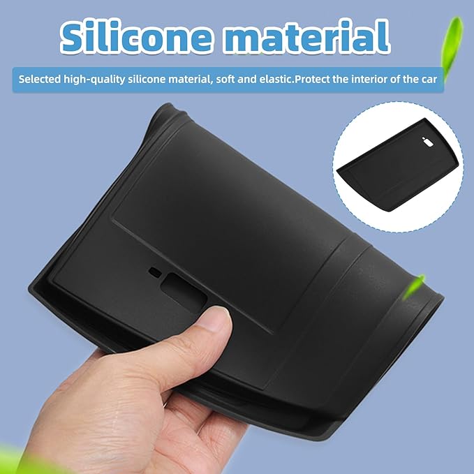 Center Console Wireless Charging Pad Fit for Subaru Forester 2025 Silicone Non-Slip Wireless Charger Tray Protective Mat Interior Accessories