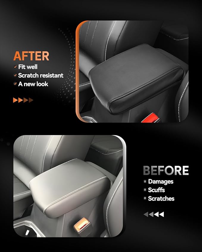 CDEFG for 2022 2023 2024 2025 2026 Volkswagen Tiguan/Taos Center Console Cover Armrest Cover for 2018-2025 Tiguan for Taos Accessories Middle Console Arm Rest Protector