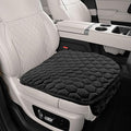 Car Seat Cover, Soft Plush Auto Bottom Seat Covers, Anti Slip Vehicle Front Seat Cushion Protector, Comfortable Car Interior Seats Pad Mat Accessories for Sedan, SUV, Truck (Black)