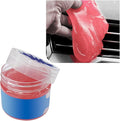 Car Cleaning Gel, No-Scratch Automotive Dust Cleaning Putty, Car Interior Cleaner Slime with Adsorption Capacity, Universal Vehicle Detailing Supplies for Most Cars (Pink)